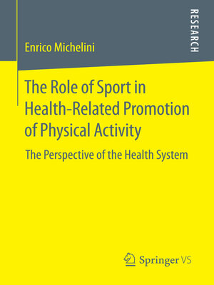 cover image of The Role of Sport in Health-Related Promotion of Physical Activity